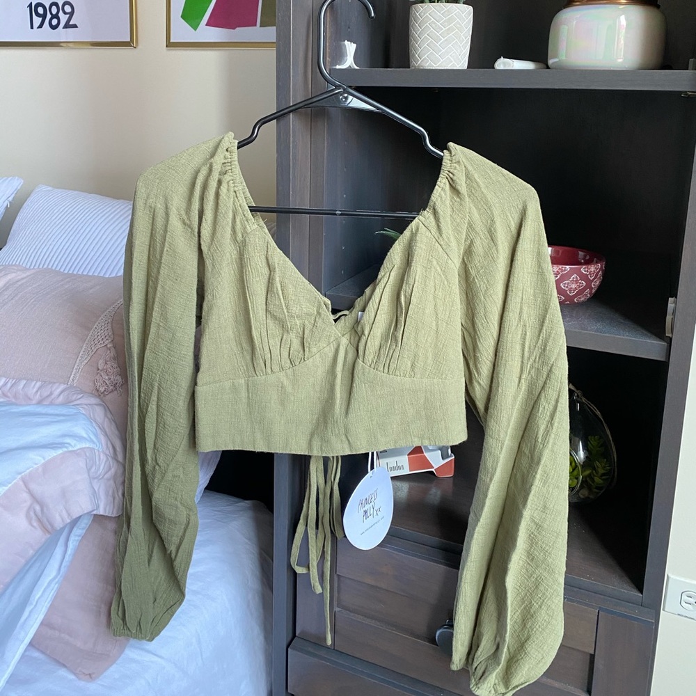 Army green Princess Polly long sleeve